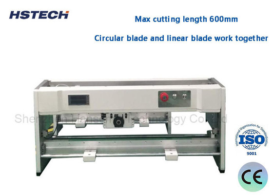 Un buen precio. Máquina de desinstalación de paneles de PCB de inducción de cortinas ligeras 600 mm longitud de corte CAB hoja Separador de PCB móvil HS-206 en línea