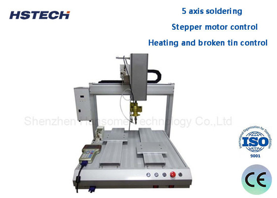Un buen precio. Robot de soldadura SMT de escritorio para ensamblaje de PCB con eje de rotación HS-S331R en línea