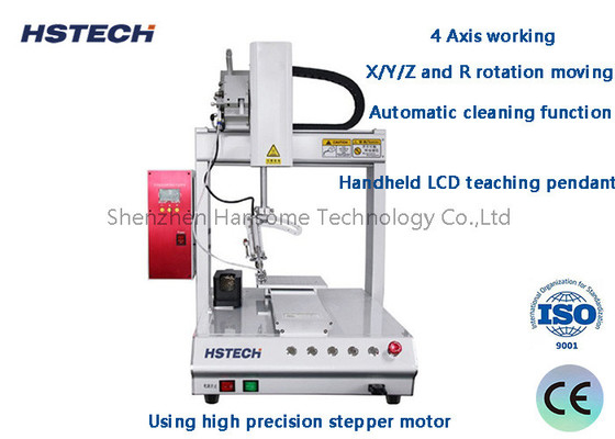 Un buen precio. Máquina de soldadura automática de 4 ejes, ajustada en múltiples direcciones, con rotación HS-S331R en línea