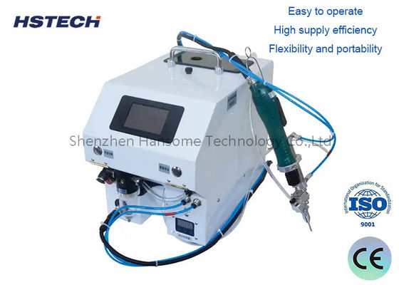 Máquina de fijación de tornillos para productos electrónicos con alimentación automática por tornillo