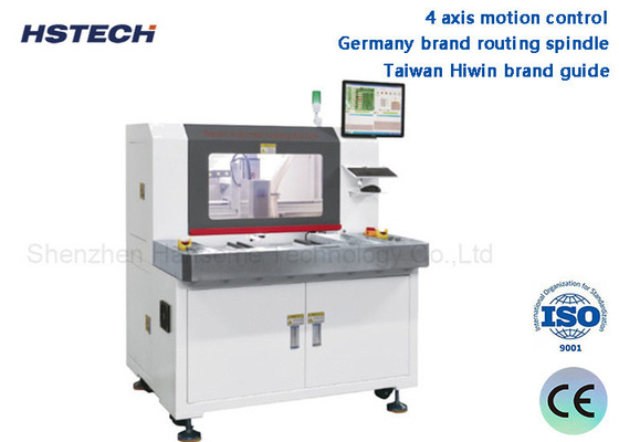 Un buen precio. Alto rendimiento de alta estabilidad de Alemania Marca de enrutamiento huso 4 Eje Control de movimiento fuera de línea PCBA Router Machine HS-RM-F550 en línea