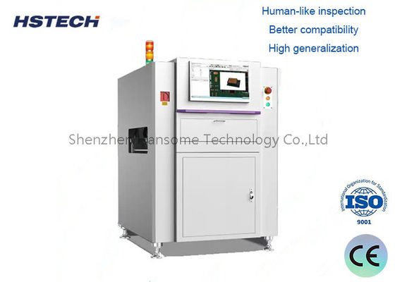 Alto rendimiento en línea THT DIP AOI después de la soldadura de onda 22 pulgadas FHD LCD robot de soldadura automática