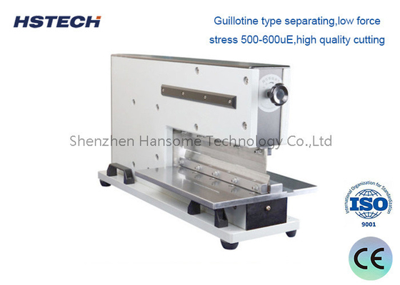 Un buen precio. Equipo de eliminación de paneles de PCB Máquina de separación de PCB tipo cuchillo lineal en línea