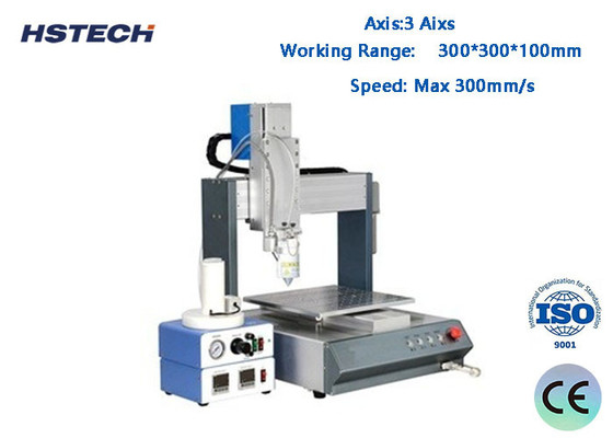 Un buen precio. Máquina automática de escritorio de tipo 3 de eje único con cabeza PUR Gule HS-D331 en línea