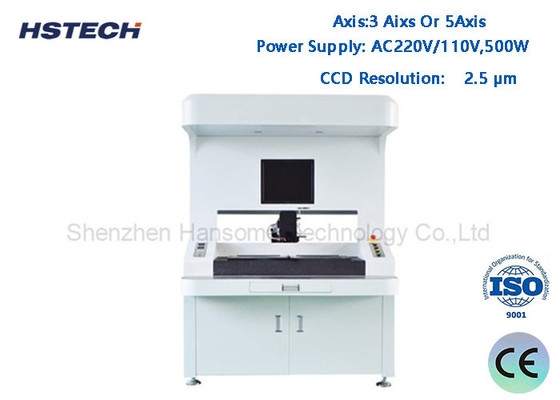 Un buen precio. Máquina de distribución de pegamento visual de doble mesa de posicionamiento automático por CCD de 3 ejes HS-VS400 en línea