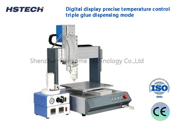 Un buen precio. X/Y/Z Rango de trabajo 300/300/100mm Máquina de distribución de pegamento para trabajo de alta precisión en línea