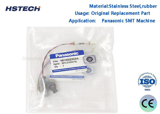 Un buen precio. N610082093AA Panasonic SP2 LEVER 1B Partes de máquinas SMT de caucho de acero inoxidable originales nuevas en línea