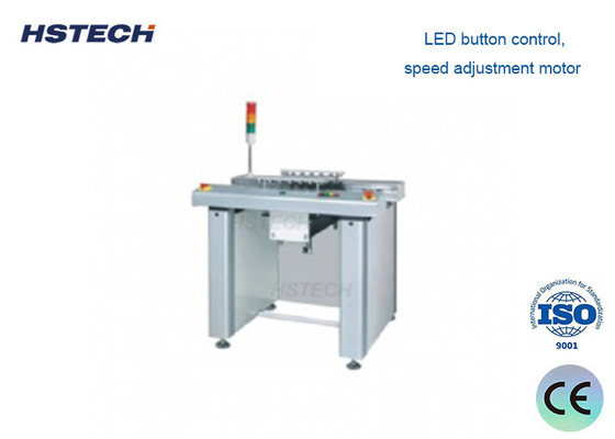Un buen precio. Equipo de manipulación de circuitos impresos de cinturón ESD de manivela manual de acero inoxidable duradero para el ajuste de ancho del botón LED en línea