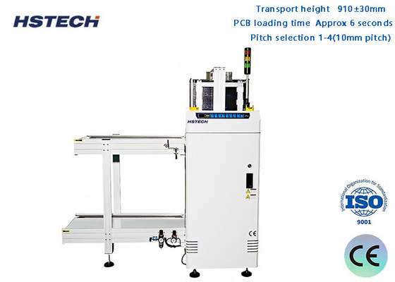 Un buen precio. Equipo de manipulación de PCB blancos SMEMA Interfaz 200-300pcs/min Velocidad 20pcs Capacidad de almacenamiento en línea