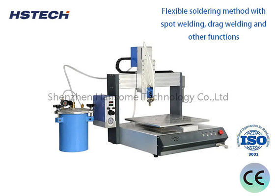 Máquina de soldadura automática de escritorio con el colgante de enseñanza LCD de mano