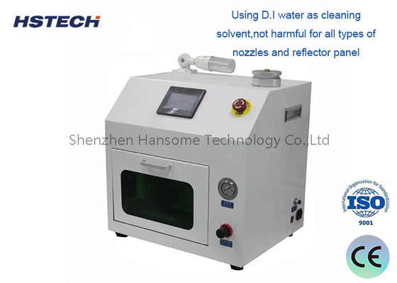 Un buen precio. Equipo de limpieza SMT con pantalla táctil PLC HS-800 con chorro de alta presión y potencia pulsada en línea