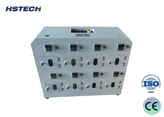 Un buen precio. Pantalla táctil 8 tanques Máquina inteligente de recalentamiento de pasta de soldadura con varias ranuras para recuperación de temperatura en línea