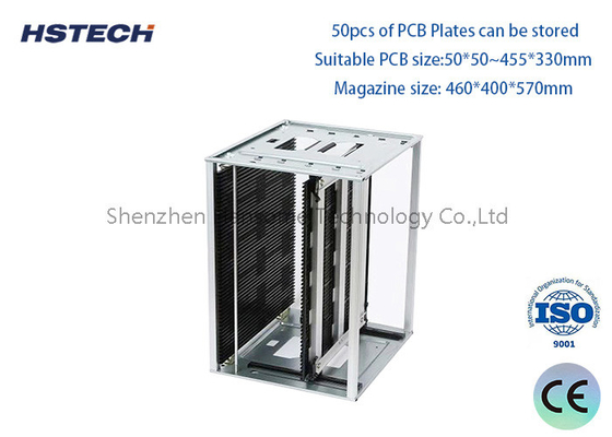 Un buen precio. Equipo de manipulación de PCB antiestático de ancho ajustable para línea de producción SMT 50pcs ESD Rack en línea