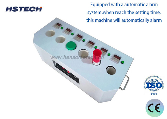Un buen precio. Nuevo diseño pantalla táctil 6 tanque soldador pasta máquina de calentamiento para el montaje electrónico en línea