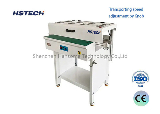 Un buen precio. Equipo de manipulación de PCB de señal SMEMA transportador SMT con correa plana ESD para amortiguamiento de PCB en línea