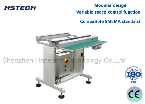 Un buen precio. Cuadro de tubos cuadrados de hierro Conveyor de conexión de PCB de diseño modular con control de velocidad variable en línea