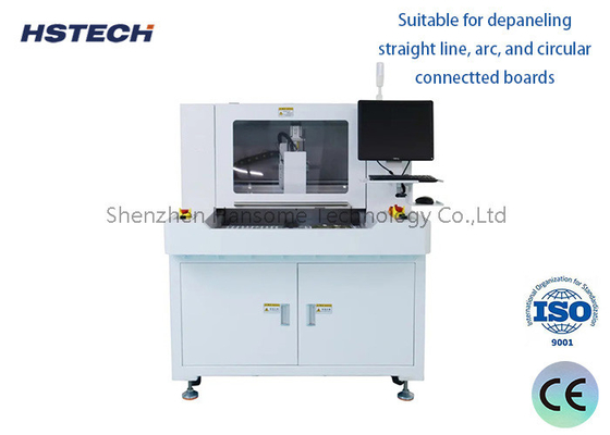 Un buen precio. Plataforma de trabajo doble Máquina de panel visual Máquina de enrutador de PCB para la línea de producción SMT en línea