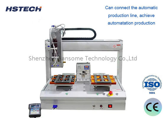 Robot automático de soldadura de doble plataforma de alta precisión con motor paso a paso y cinturón de tiempo