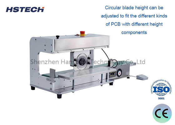 Un buen precio. Pneumático V-Cut Pneumático PCB Depaneling máquina guillotina lineal para FR4 placa de PCB en línea