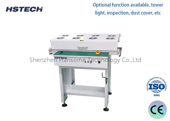 Un buen precio. Ajuste de ancho Equipo de manipulación de PCB de acero inoxidable manivela manual ESD cinturón LED botón en línea