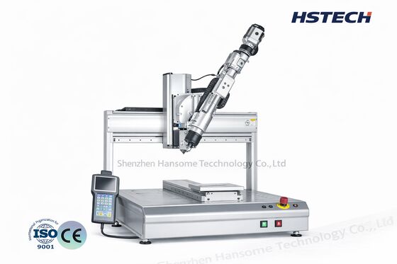 Un buen precio. Máquina de distribución de PCB guiada por visión automática de escritorio con pegamento AB para ensamblaje de PCB en línea