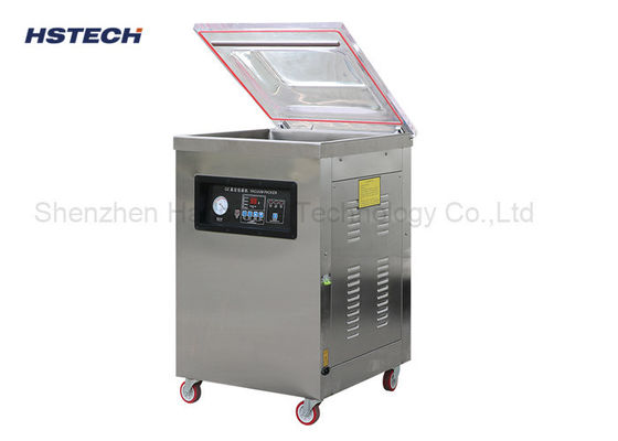 Un buen precio. Máquina de embalaje a vacío de cámara grande con sellado único / doble opcional en línea