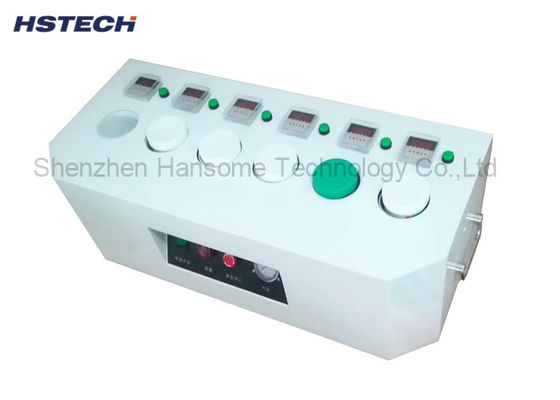 Un buen precio. FIFO / Máquina de soldadura automática de la pasta de deshielo / equipo de envejecimiento 6 tanques 50/60Hz en línea