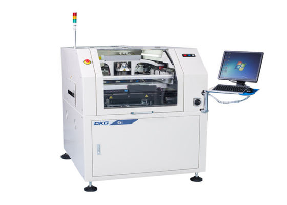 Un buen precio. GKG SMT Stencil Printer Machine Windows Operation Tower Light 0.01mm Precisión de las imágenes en línea