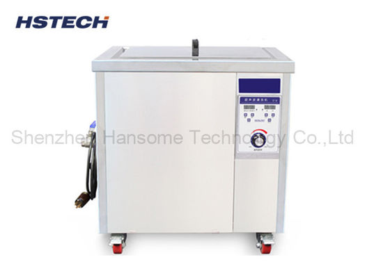 Un buen precio. Limpieza industrial de ultrasonidos de capacidad de 38L para limpieza de piezas de hardware sucias de aceite en línea