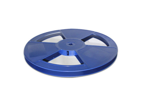 Un buen precio. 13 pulgadas de SMD Antistático Partes de ensamblaje de bobinas de plástico de color azul para la cinta portadora en línea