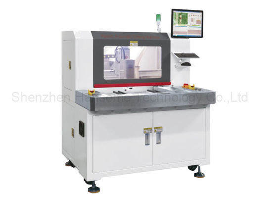 Un buen precio. Máquina de separación de PCB de 2000W 4 Aixs Control del sistema de ventanas de plataforma dual fuera de línea en línea