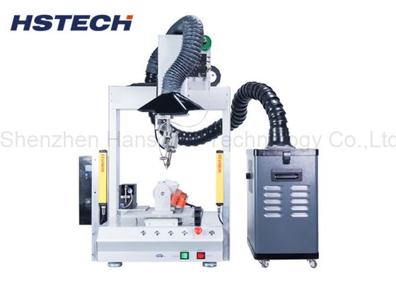 Robot de soldadura automática de purificación de aire de 4 ejes con una sola punta y limpiador de smog