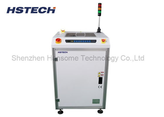 Equipo de manipulación de PCB de la ventana de observación del carril con mando PLC con botón LED